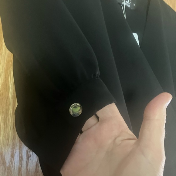 NWT $85 Nice Istanbul flirty mini dress with tiered skirt & slight puff sleeves - Picture 5 of 14